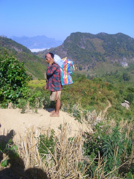 Trekking up the Mountain